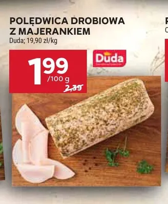 Polędwica drobiowa z majerankiem Duda promocja w Stokrotka