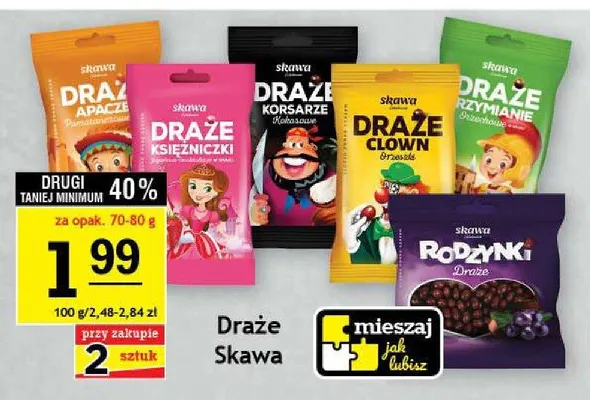 Draże Skawa Księżniczki promocja w Gram Market
