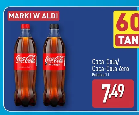 Napój gazowany Coca-Cola promocja w Aldi