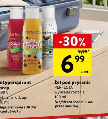 Żel pod prysznic Perfecta Bubble Tea promocja w Intermarche