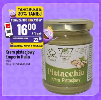 Krem pistacjowy Emporio Italia promocja w POLOmarket