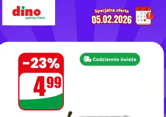 Gruszka promocja w Dino