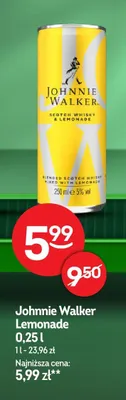 Johnnie Walker Scotch Whisky & Lemonade promocja w Żabka