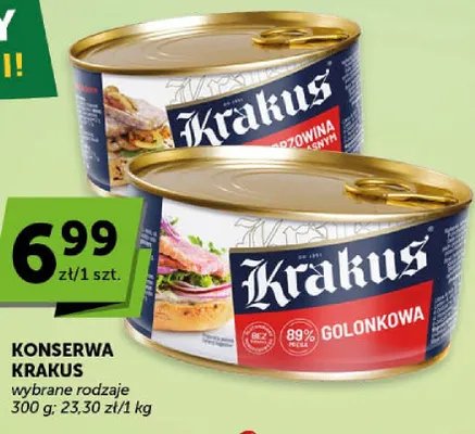 Konserwa promocja w Groszek