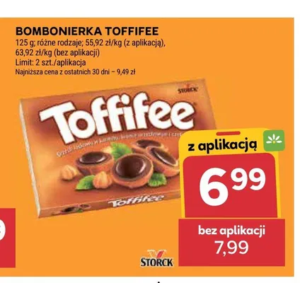 Bombonierka Toffifee promocja w Stokrotka