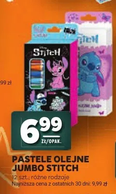 Pastele olejne jumbo Stitch promocja w Stokrotka