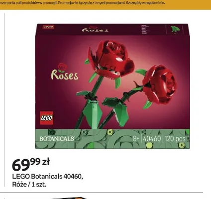 Klocki LEGO Botanicals 40460 Róże promocja w Empik