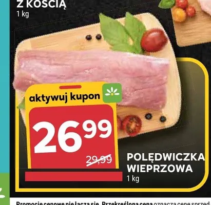 Polędwiczka wieprzowa promocja w Stokrotka