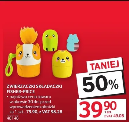 Zwierzaczki składaczki Fisher-Price promocja w Selgros