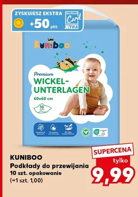 Podkłady do przewijania Kuniboo promocja w Kaufland