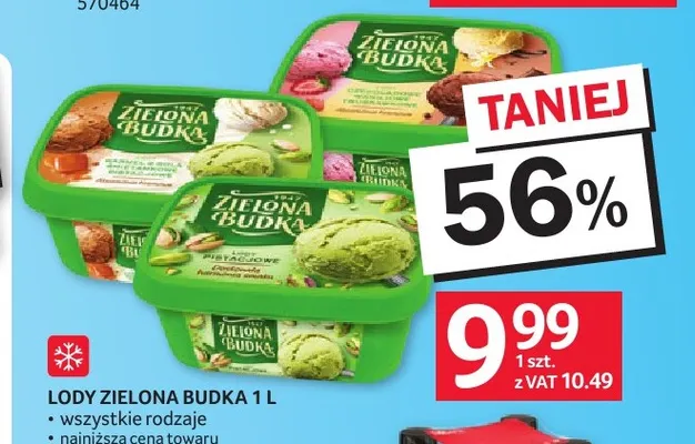 Lody czekoladowe Zielona Budka promocja w Selgros