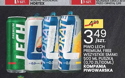 Piwo bezalkoholowe Lech promocja w Wafelek