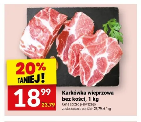 Karkówka wieprzowa bez kości promocja w Twój Market