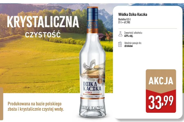 Wódka Dzika Kaczka promocja w Aldi