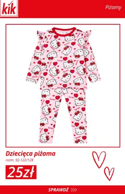 Dziecięca piżama promocja w KiK