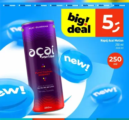 Napój energetyczny Acai Motion promocja w Dealz