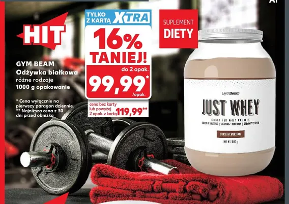 Odżywka białkowa GymBeam promocja w Kaufland