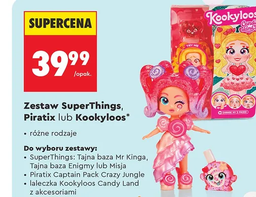 Zestaw SuperThings, Piratix lub Kookyloos, różne rodzaje promocja w Biedronka