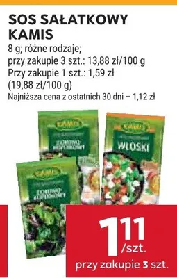 Sos sałatkowy różne rodzaje promocja w Stokrotka
