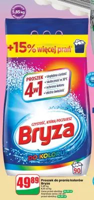 Proszek do prania kolorów Bryza promocja w Dino