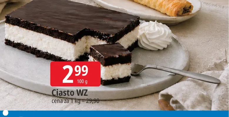 Ciasto WZ promocja w Leclerc