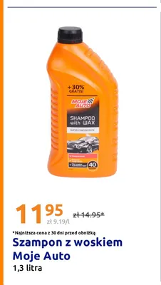 Szampon z woskiem Moje Auto promocja w Action