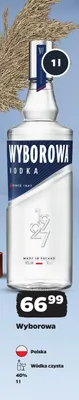 Wódka czysta Wyborowa promocja w Netto