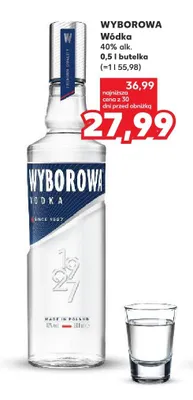 Wódka Wyborowa promocja w Kaufland