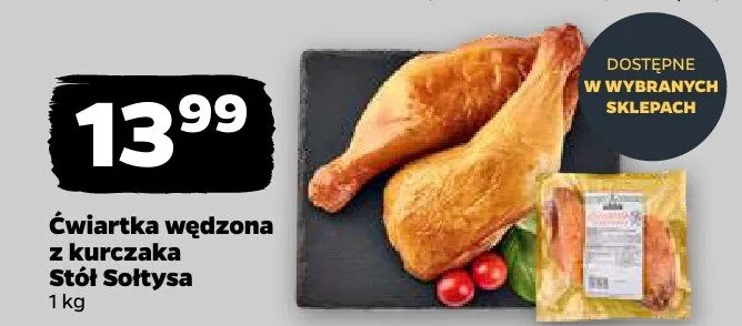 Ćwiartka wędzona z kurczaka promocja w Netto