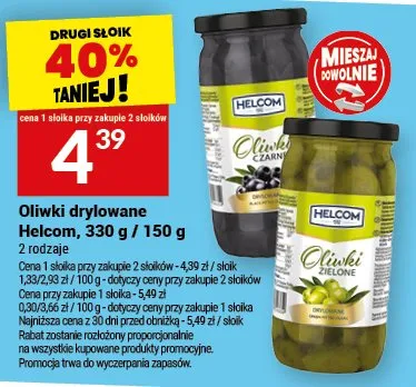 Oliwki drylowane Helcom promocja w Twój Market