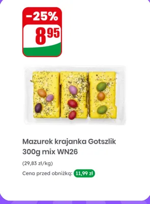 Mazurek krajanka mix  promocja w Dino
