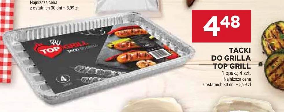 Tacki do grilla Top Grill promocja w Stokrotka