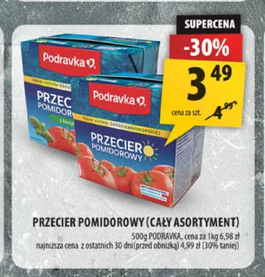 Przecier pomidorowy z bazylią Podravka promocja w Arhelan