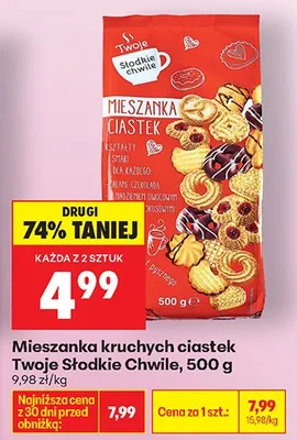 Mieszanka kruchych ciastek promocja w Biedronka