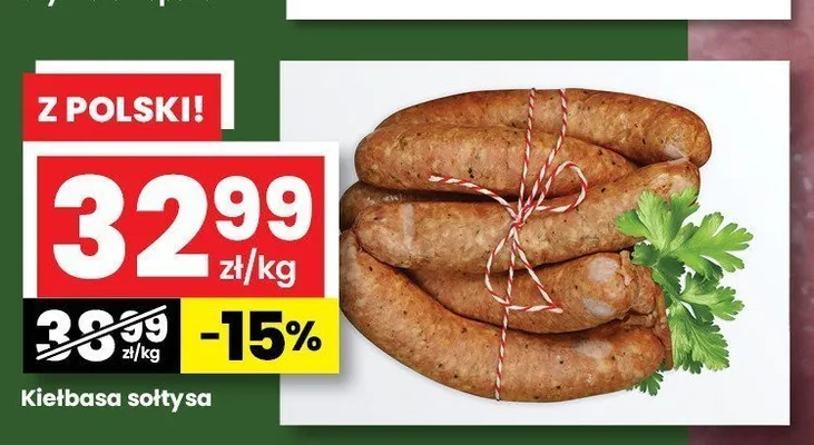 Kiełbasa sołtysa promocja w emma MARKET