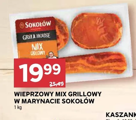 Wieprzowy mix grillowy w marynacie Sokołów promocja w Stokrotka