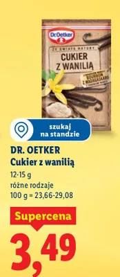 Cukier z wanilią promocja w Lidl