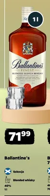 Whisky Ballantine's Finest promocja w Netto