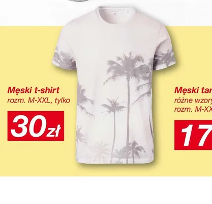 Męski t-shirt rozm. M-XXL promocja w KiK