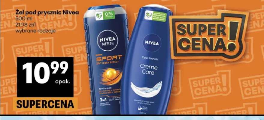 Żel pod prysznic Nivea Men Sport promocja w Delikatesy Centrum