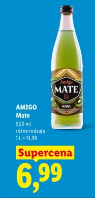 Napój Amigo Mate Kiwi promocja w Lidl