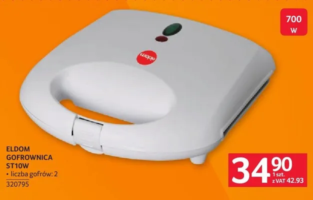Gofrownica Eldom ST10W promocja w Selgros