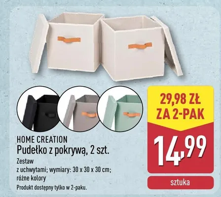Pudełko z pokrywą, 2 szt. promocja w Aldi