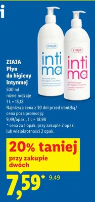 Płyn do higieny intymnej promocja w Lidl
