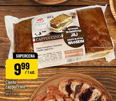 Ciasto cappuccino Lazurek promocja w POLOmarket