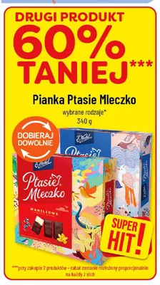 Pianka Ptasie Mleczko E.Wedel promocja w POLOmarket