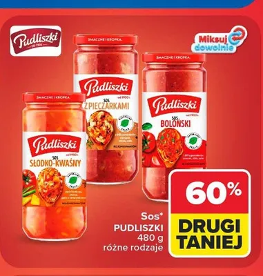 Sos boloński Pudliszki promocja w Carrefour Market