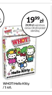 Gra karciana WHOT! Hello Kitty promocja w Empik