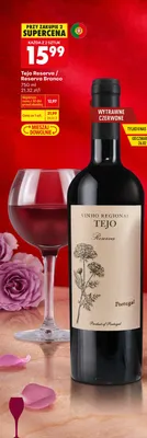 Wino wytrawne czerwone Reserva promocja w Biedronka