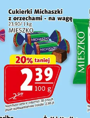 Cukierki Michaszki z orzechami Mieszko promocja w Prim Market